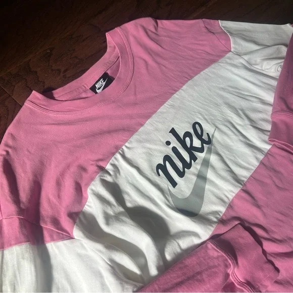 Nike Crew neck pink and white size XL - Picture 3 of 6